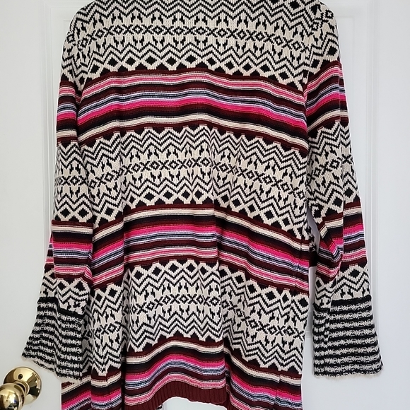 Maurices Long Sleeves Open Front Cardigan, Size XXL, Multicolor - Picture 2 of 12
